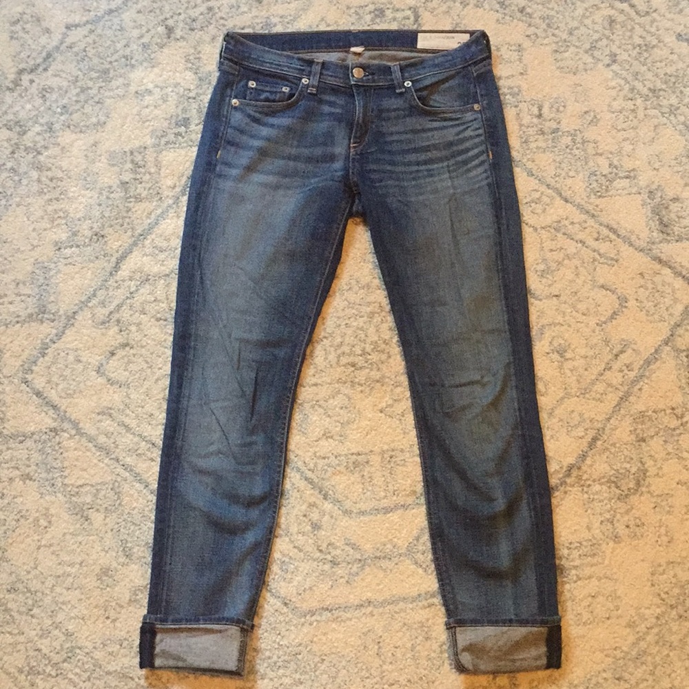 Rag & Bone “The Dre” boyfriend skinny jeans